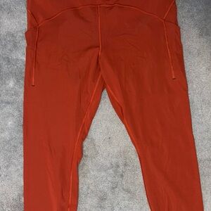 Lululemon Athletica Burnt Orange Leggings NWOT